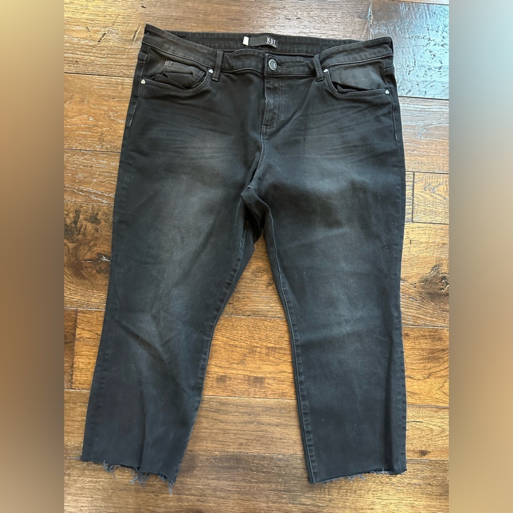 KUT Donna Skinny Black Denim Women's Jeans- size 18